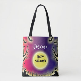 Bolsa Tote Spooky Graveyard Halloween