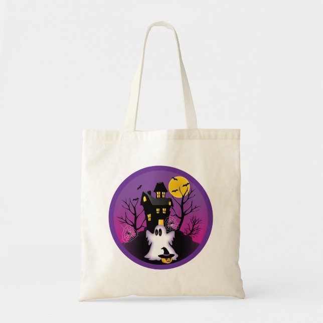 Bolsa Tote Spooky Halloween Ghost (Frente)