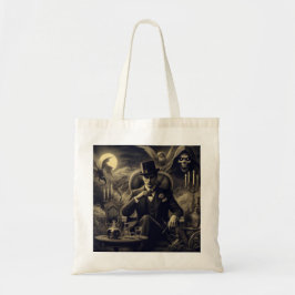 Bolsa Tote Spooky Halloween Steampunk Man in Fog Tote Bag