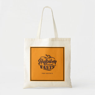 Bolsa Tote Spooky Orange Trendy Halloween