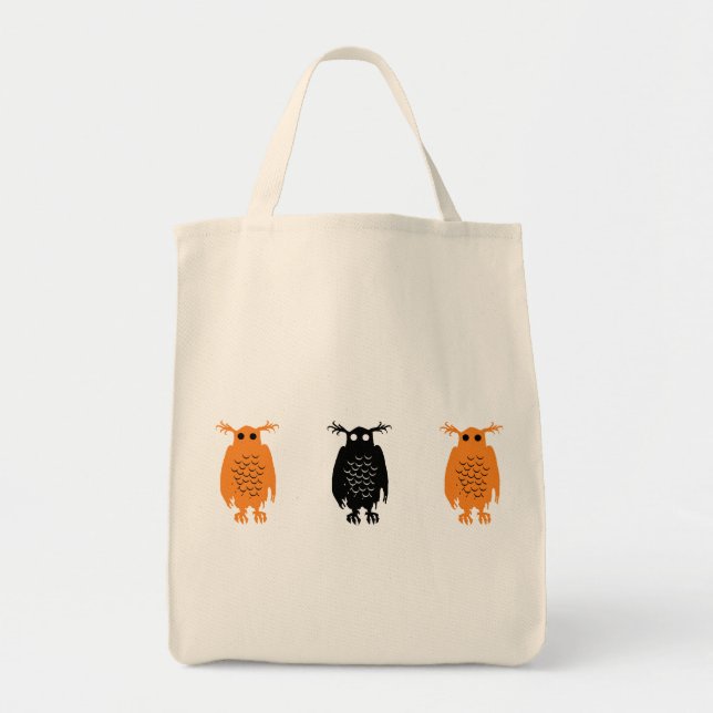 Bolsa Tote Spooky Owl (Frente)