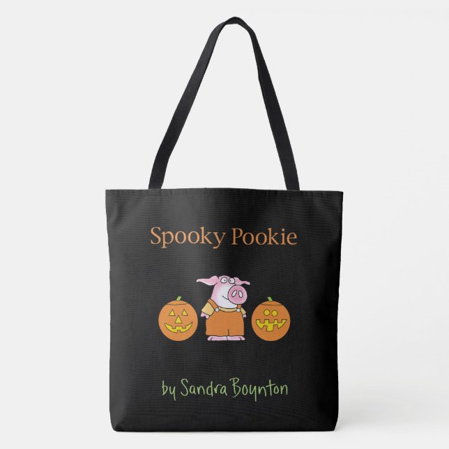 Bolsa Tote SPOOKY POOKIE de Sandra Boynton (Frente)