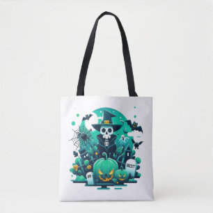 Bolsa Tote Spooky Pumpkin