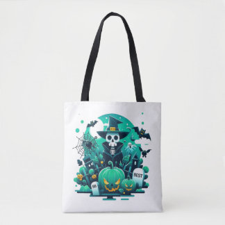 Bolsa Tote Spooky Pumpkin