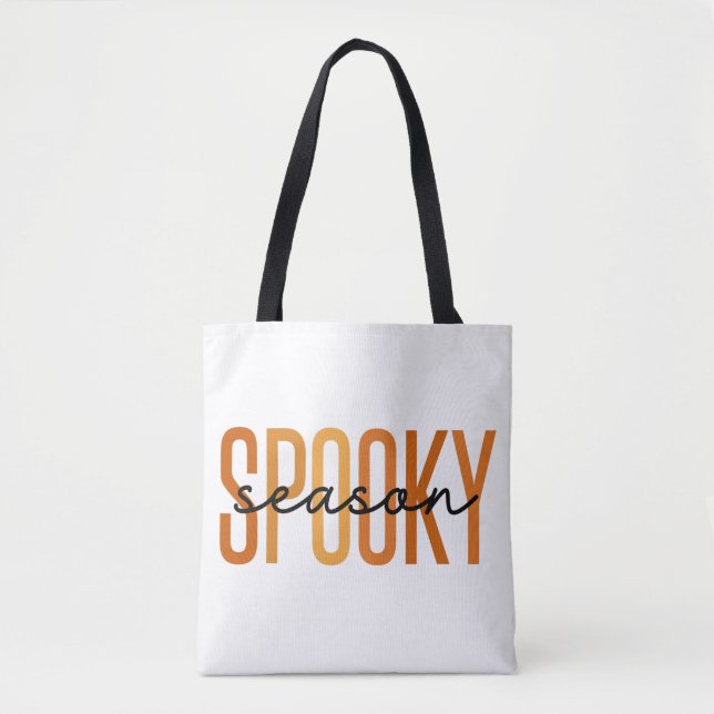 Bolsa Tote Spooky Season Fall Halloween outubro (Frente)