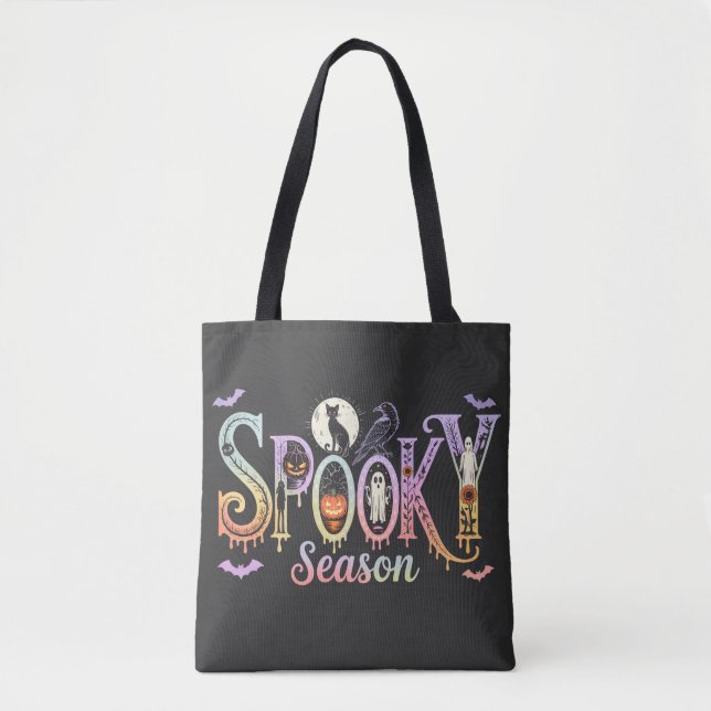 Bolsa Tote Spooky Season Pastel Gothic (Frente)