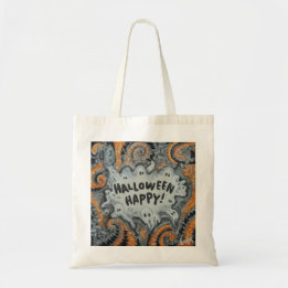 Bolsa Tote Spooky Swirls: Coleção Feliz de Halloween