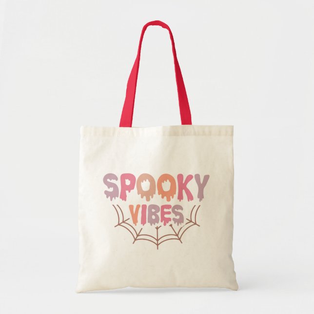 Bolsa Tote Spooky Vibes (Frente)