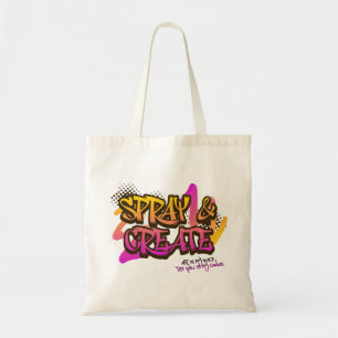 Bolsa Tote Spray & Create Grafite Arte Urbana Rua