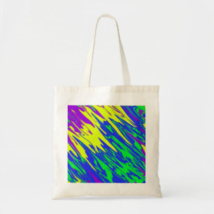 Bolsa Tote Spray Paint Mardi Gras Blue