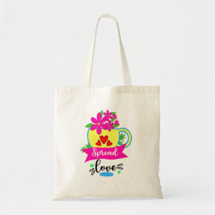 Bolsa Tote Spread Love Doodle Art Tote Bag