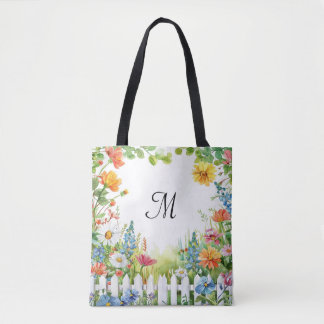 Bolsa Tote Spring Fairy Garden Customized