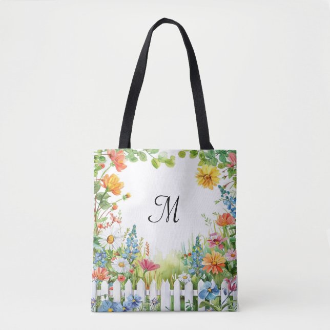 Bolsa Tote Spring Fairy Garden Customized (Frente)
