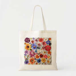 Bolsa Tote Spring Flowers Digital Art