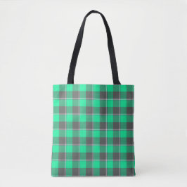 Bolsa Tote Spring Green and Finlandia Plaid
