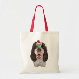 Bolsa Tote Springer Spaniel com Cupcake 2