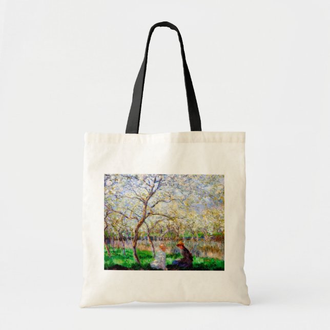 Bolsa Tote Springtime, Monet (Frente)