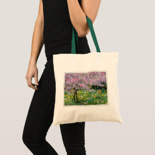 Bolsa Tote Springtime no Jardim de Claude Monet