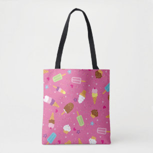 Bolsa Tote Sprinkles, cupcakes, ice cream, and popsicles scat