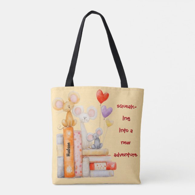 Bolsa Tote Squeak-ing Into A New Adventure (Verso)