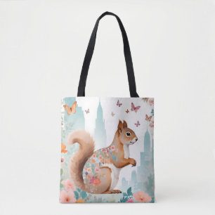 Bolsa Tote Squirrel Vintage Animal Nature Street