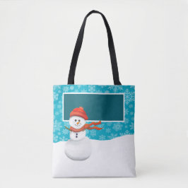 Bolsa Tote Sr. Boneco de Neve