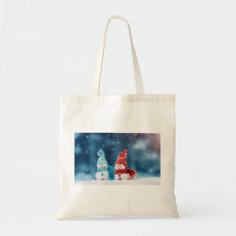 Bolsa Tote Sr. & Sra. Snowman Tote Bag