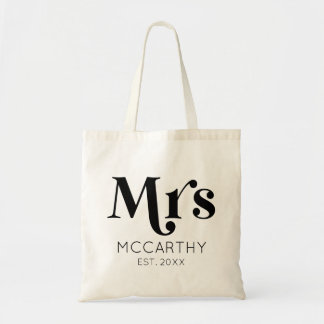 Bolsa Tote Sra. Sobrenome Personalizada Est. Retrospectiva Mí