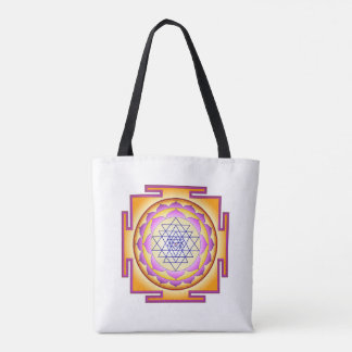 Bolsa Tote Sri Yantra Chakra Shiva Shakti Navayoni Goddess 