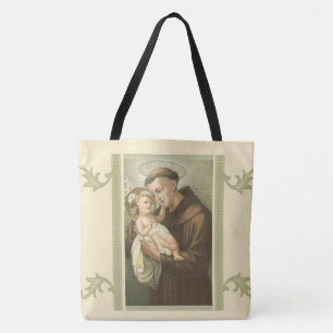 Bolsa Tote St Anthony do bebê Jesus de Pádua