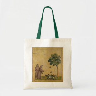 Bolsa Tote St Francis de Assisi que preaching aos pássaros