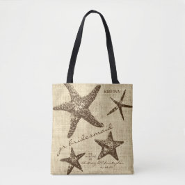 Bolsa Tote Starfish Beach Wedding Party (Junior Bridesmaid)