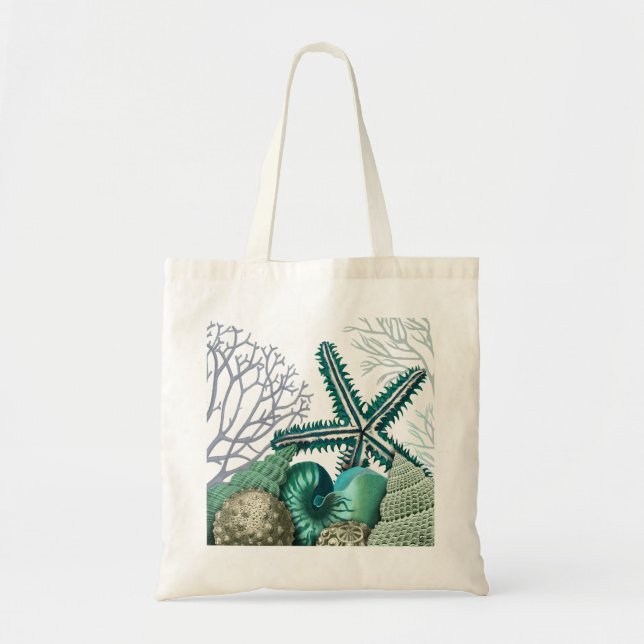 Bolsa Tote Starfish Sob O Mar (Frente)