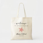 Bolsa Tote Starfish Wedding Bag for Beach Destination<br><div class="desc">Encham esta mala adorável com as suas guloseimas favoritas para receber convidados para o seu casamento!</div>