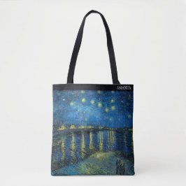 Bolsa Tote Starry Night Over the Rhone by Van Gogh – Custom