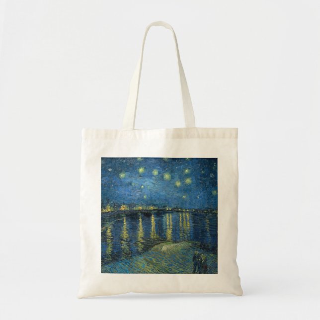 Bolsa Tote Starry Night Over the Rhone Vincent Van Gogh (Frente)