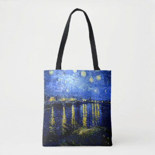 Bolsa Tote Starry Night sobre o Rhone