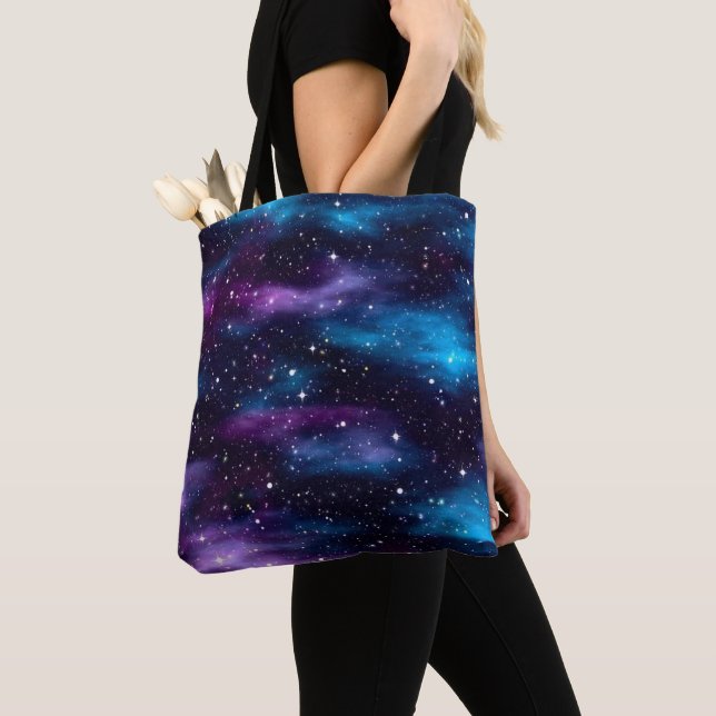 Bolsa Tote Starry Sky Galaxy (Close Up)