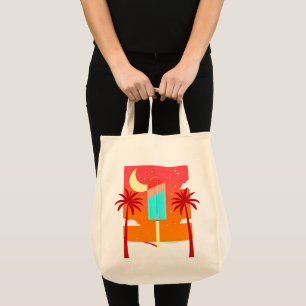 Bolsa Tote Starry Summer Palm Ice Oasis