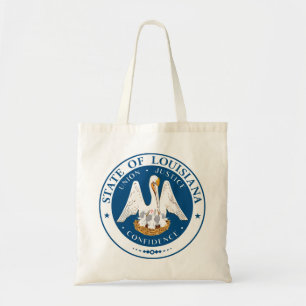 Bolsa Tote State Seal of Louisiana Tote Bag