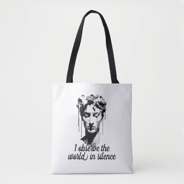 Bolsa Tote Statue of David by Michelangelo (Frente)
