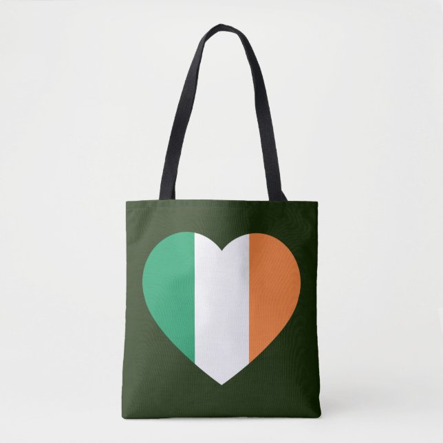 Bolsa Tote stcnt Irish Heartflag (Frente)