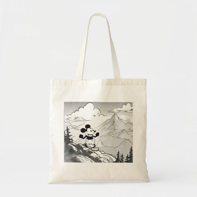 Bolsa Tote Steamboat Willie Mountain Hiking (Frente)