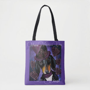 BOLSA TOTE STEAMPUNK DACHSHUND