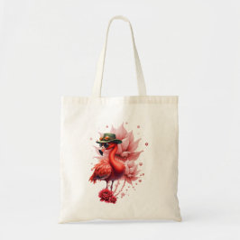 Bolsa Tote Steampunk Flamingo - Trabalho de arte Digital Fant