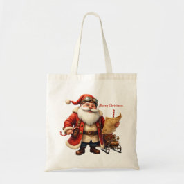 Bolsa Tote Steampunk Santa Claus – Vintage Christmas Adventur