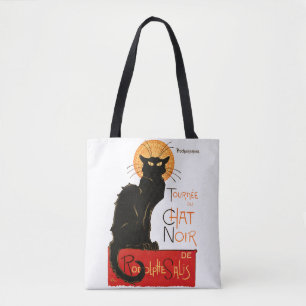 Bolsa Tote Steinlen Art Nouveau Arte Negra Francesa