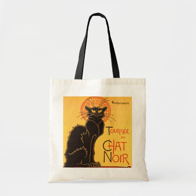 Bolsa Tote Steinlen: Bate-papo Noir (Frente)