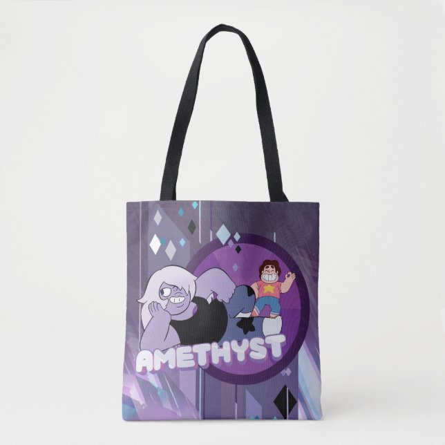 Bolsa Tote Steven Universe | Gráfico de Caracteres Ametist (Frente)