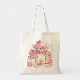 Bolsa Tote Steven Universe   Ilustração de Rosa Quartz